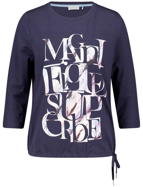 Лонгслив из хлопка и модала