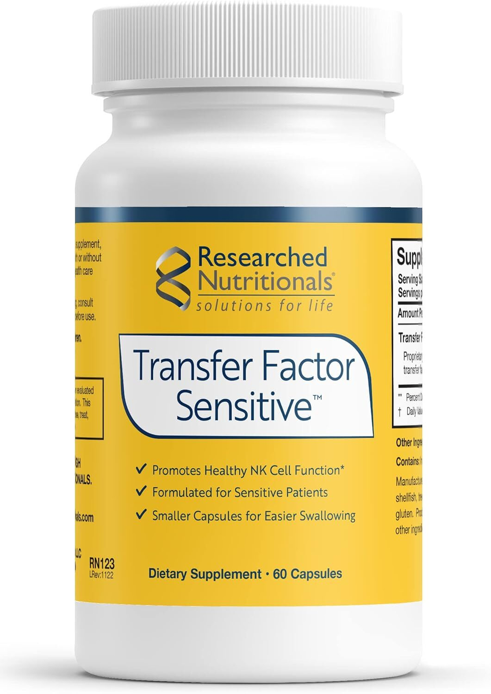 Researched Nutritionals - Transfer Factor Sensitive™ 60 capsules