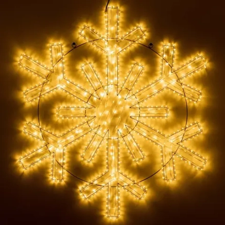 Светодиодное украшение ARD-SNOWFLAKE-M11-1250x1200-604LED Warm Ardecoled 034261