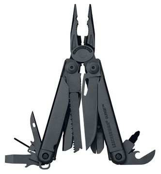 Мультитул-инструмент Leatherman Мод. SURGE BLACK (21 инструмент)(11,5см)(335г.)(чехол: нейлон BLACK 4-P M)