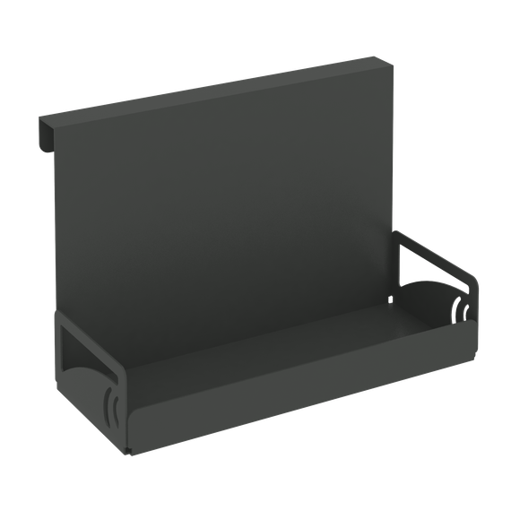 Навесной лоток для канцелярских принадлежностей MAN-02.T-30 Металл Антрацит 200*110*130