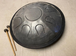 Глюкофон "Гранофон" Снежная Королева, 36см, с палочками и чехлом, Pangooda Drums PNG-GR-36SK