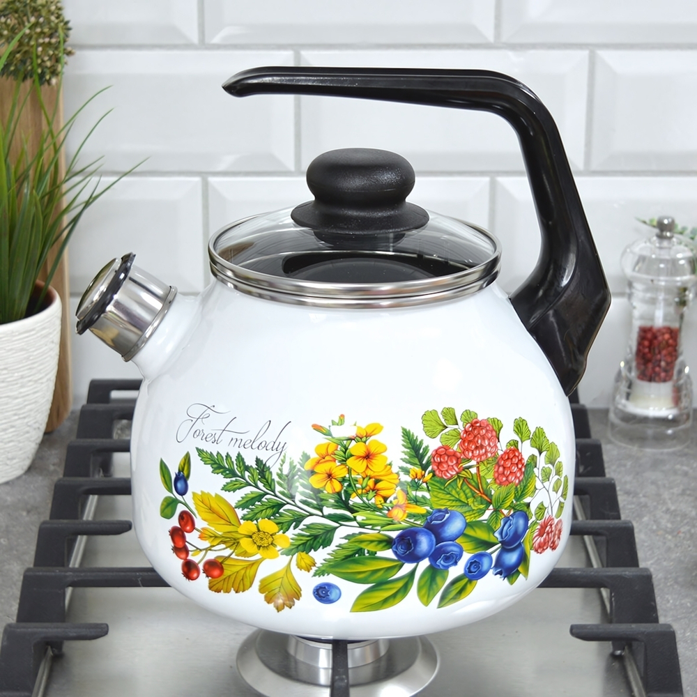 Чайник 3л со свистком "Лесная мелодия"