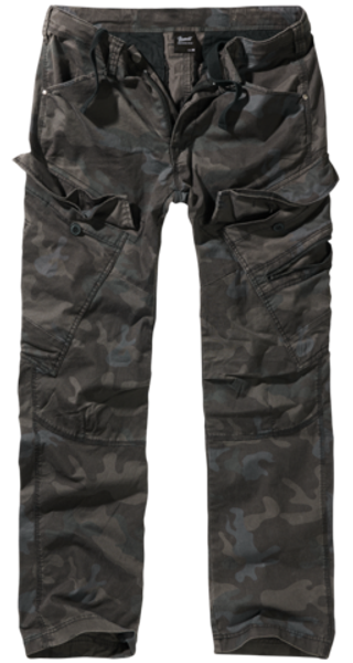 Brandit ADVEN SLIM FIT PANTS darkcamo