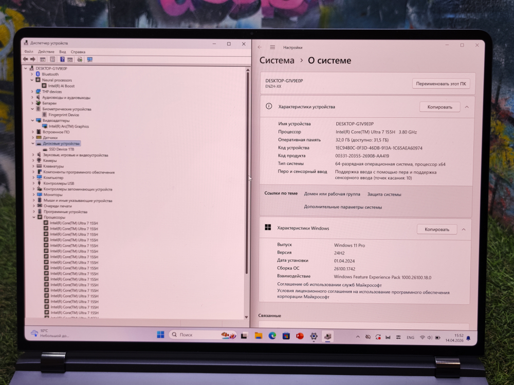 Huawei MateBook GT 14 Ultra 7 155H/32Gb/1Tb/Arc/Oled/2k/144Hz/ ENZH-X