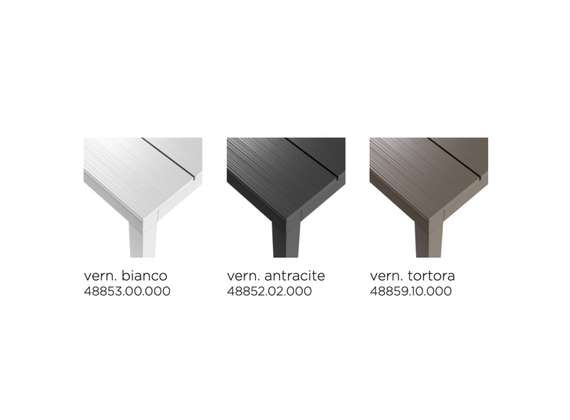 Стол алюминиевый раздвижной Rio Alu, 210-280х100 см, антрацит