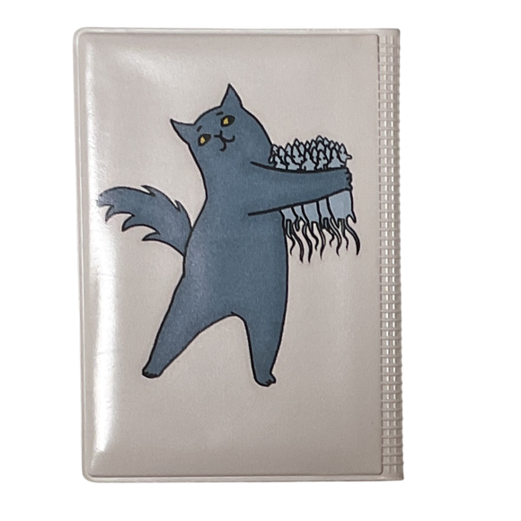 Обложка для транспортной карты "Ля мур-мур" увеличенная