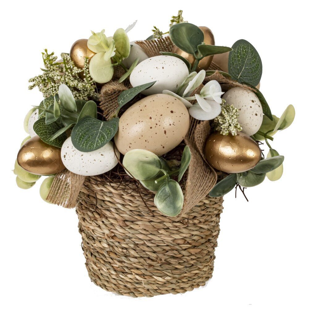 GAEM Цветочная композиция "Пасхальная", L19 W17 H19 см