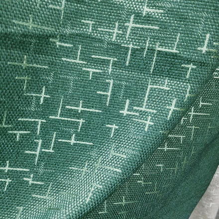 Блэкаут рогожка Штрихи зеленые оптом. Ш-280 см. Арт. 210R