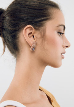 STRADIVARIUS Серьги в форме кролика, коричневый