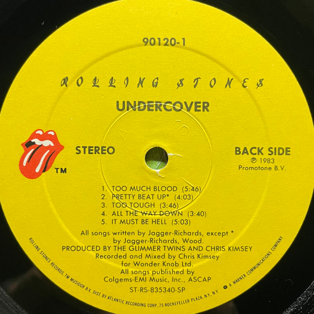 The Rolling Stones - Undercover (США 1983г.)