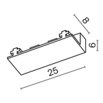 Комплект заглушек 2 шт. Maytoni Radity TRA084EC-111B