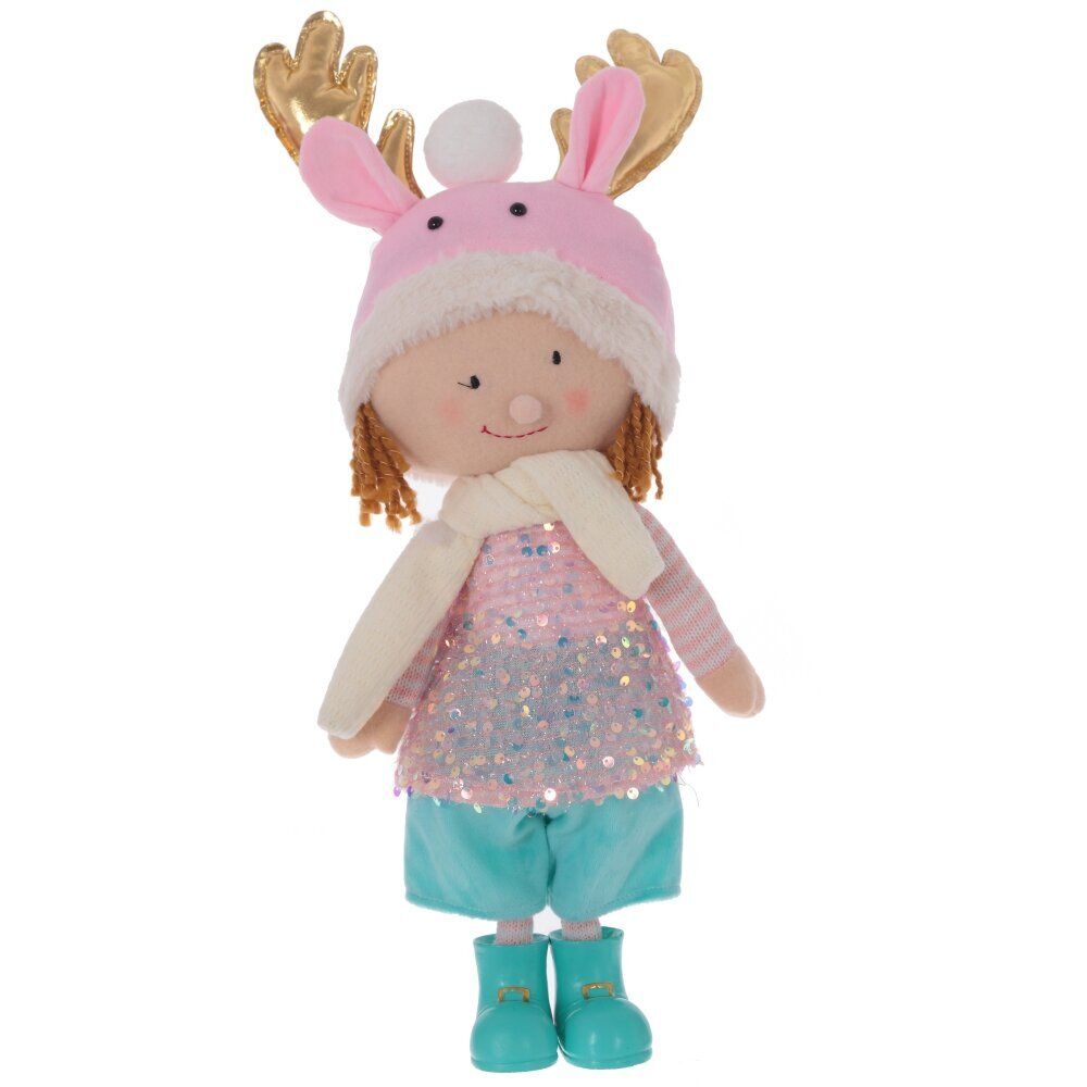 GAEM Игрушка набивная "Мальчик, Девочка",, L20 W10 H49/43 см, 2в.