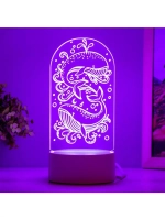 Светильник 3D ночник RISALUX «Кит», LED белый 8.5×9.5×16 см