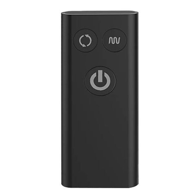 Черная анальная виброёлочка Nexus Tornado Beaded Probe Large с функцией вращения (Цвет: черный)