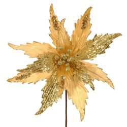 GAEM Цветок искусственный "Пуансеттия", L32 W32 H49 см, 2в.