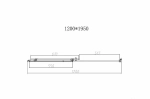 Душевая дверь Vincea Slim-N 120 VDS-4SN120CGB стекло тонированное/профиль черный