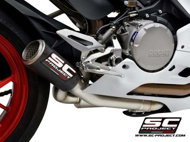Выхлопная система SC-Project 2-1 Half-system, CR-T M2 carbon