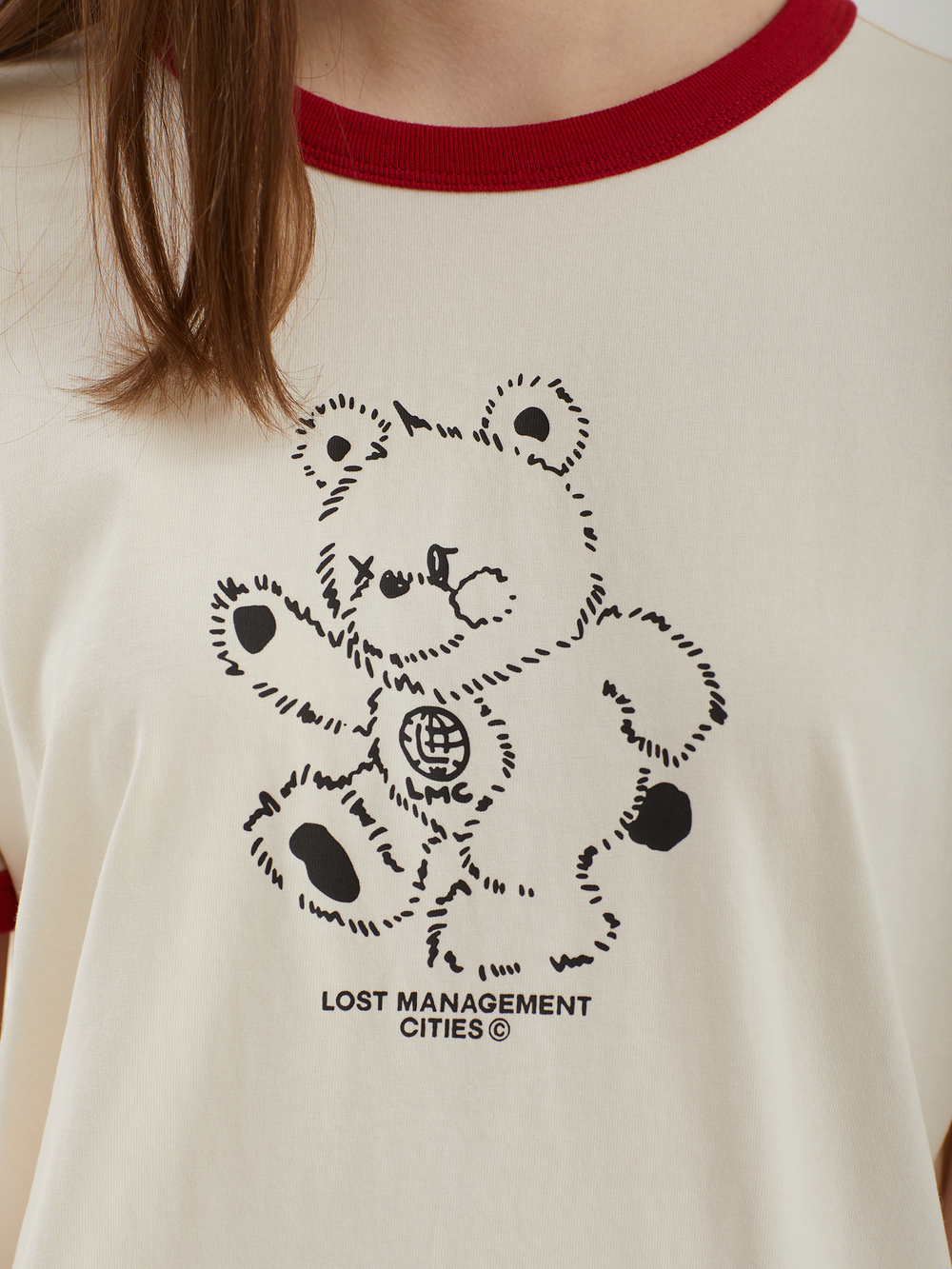 Женская Футболка Bear Ringer