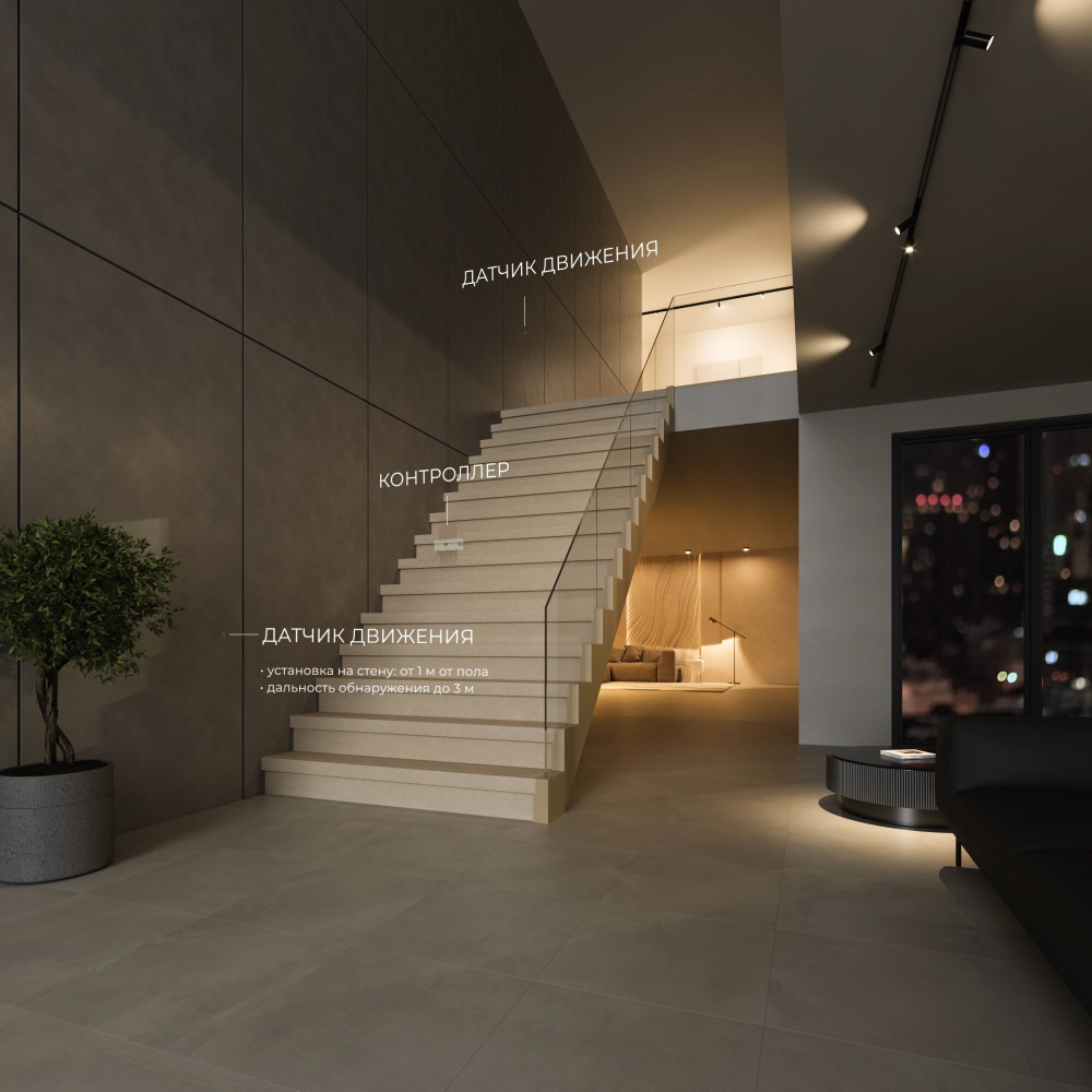 Контроллер подсветки лестницы на 32 ступени 95008/00