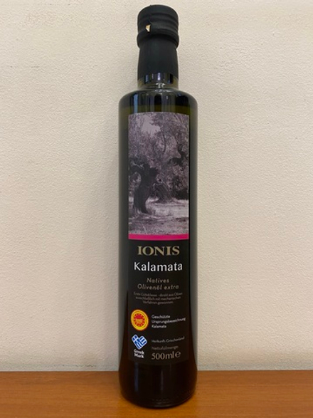 Оливковое масло Ionis P.D.O. Kalamata Extra Virgin, 500 мл, Греция