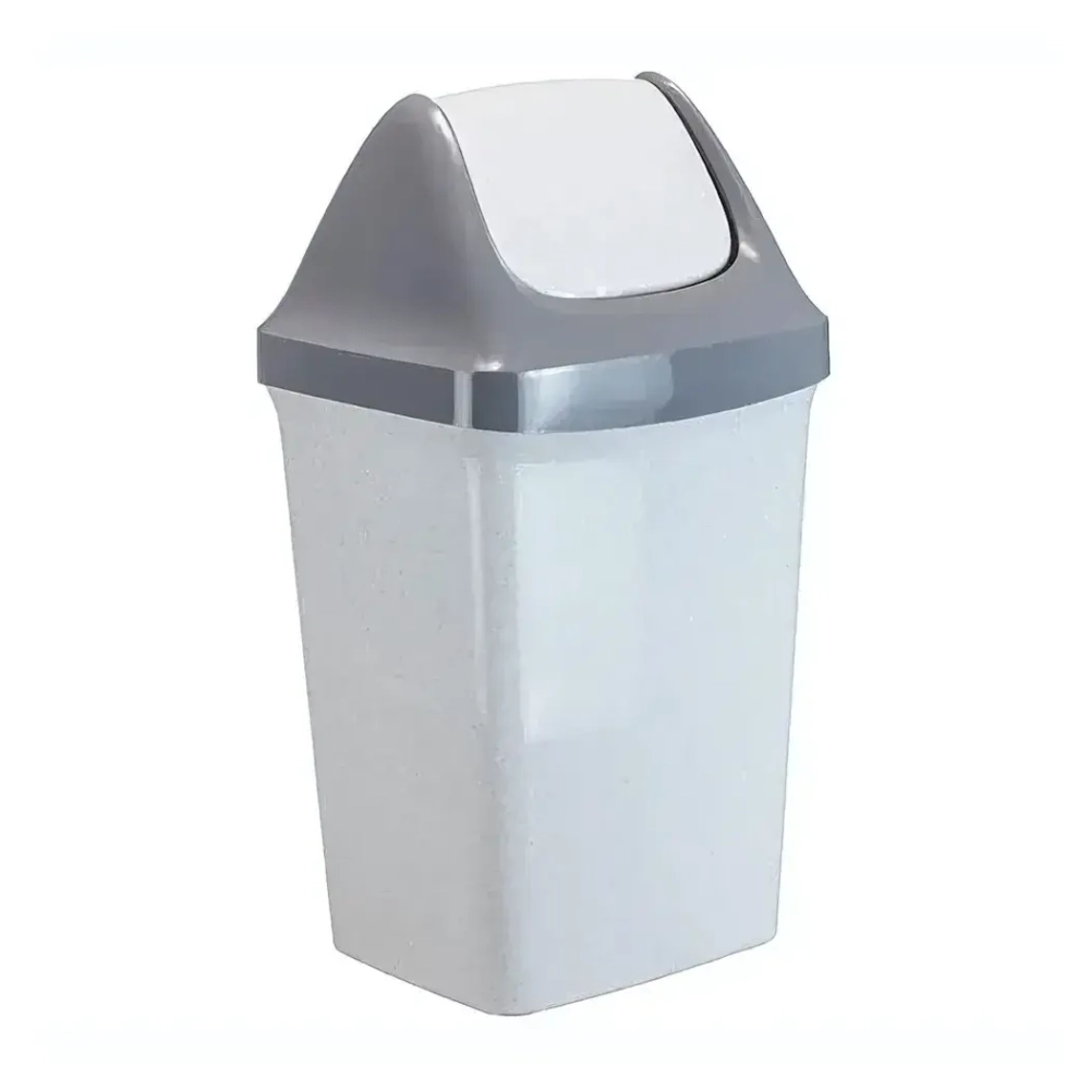 Контейнер для мусора СВИНГ 9л Мраморный 0,411,228х0,199м