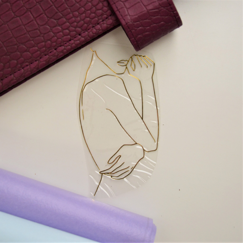 Картинка из термотрансферной пленки "Девушка 9"