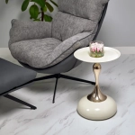 Кофейный столик Bradex Home Angel 40x55см, белый, металл