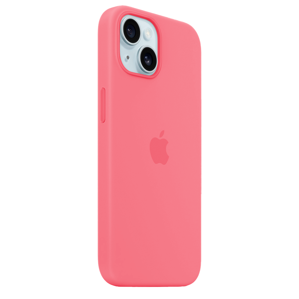 Силиконовый чехол с поддержкой MagSafe Apple Silicone Case для iPhone 15 Plus, Pink (Розовый)