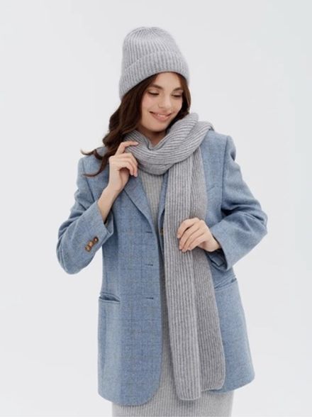 Шарф Ш803-03 серый