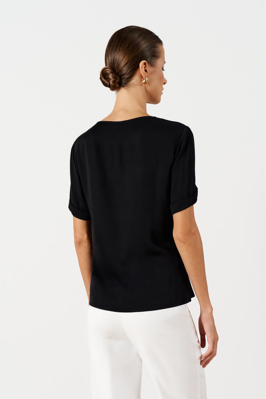 23236 Блузка женская (черный)