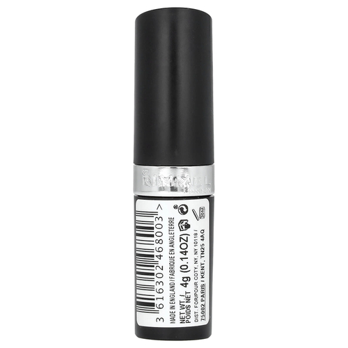 Rimmel London, Стойкая губная помада, мягкое сияние, оттенок 905 Iced Rose, 4 г (0,14 унции)