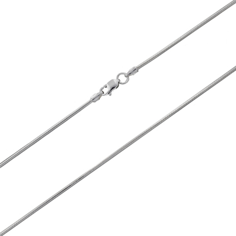 Цепь из серебра/Снейк/Без покрытия