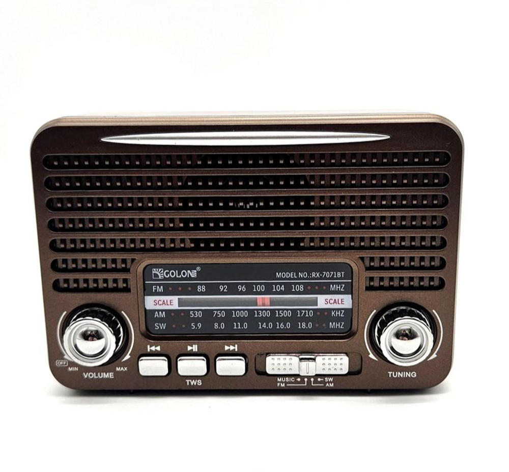 Радиоприемник Golon RX-BT7071S Solar Power