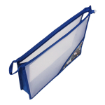 Папка А4 на молнии, прозр.пластик, дизайн на уголке, 60мм, микс 12 (Basir)