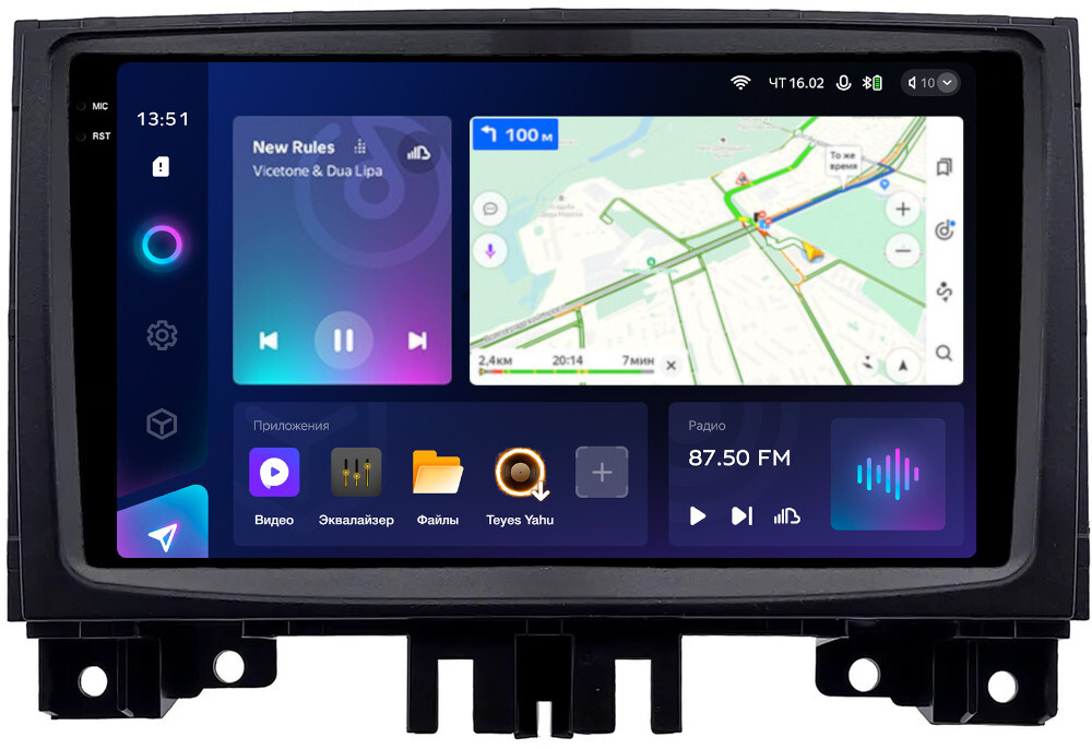 Магнитола для Mercedes-Benz Sprinter W906 2013-2017, Volkswagen Crafter 1 2013-2016 - Teyes CC3-2K QLed Android 10, ТОП процессор, SIM-слот, CarPlay