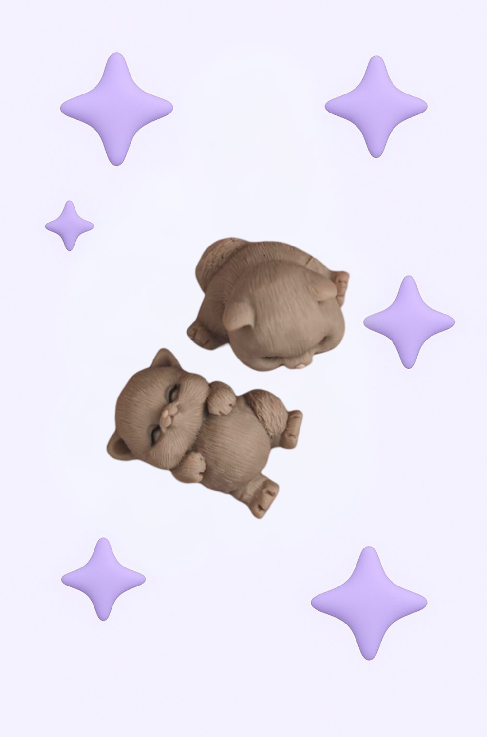 Фигурка из шоколада Котенок Мелвин, 3,5*5,5*2,5, 4*5,6*5 см