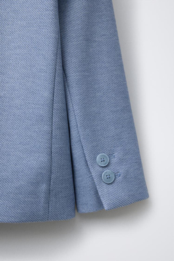 ZARA КОСТЮМНЫЙ БЛЕЙЗЕР КОМФОРТНОЙ ПОСАДКИ, СИНИЙ