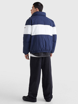 Пуховик Tommy Jeans Reversible Logo Puffer Twilight Navy / Multi