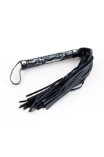 Флоггер с кружевной ручкой серебристый (Цвет: серебристый)