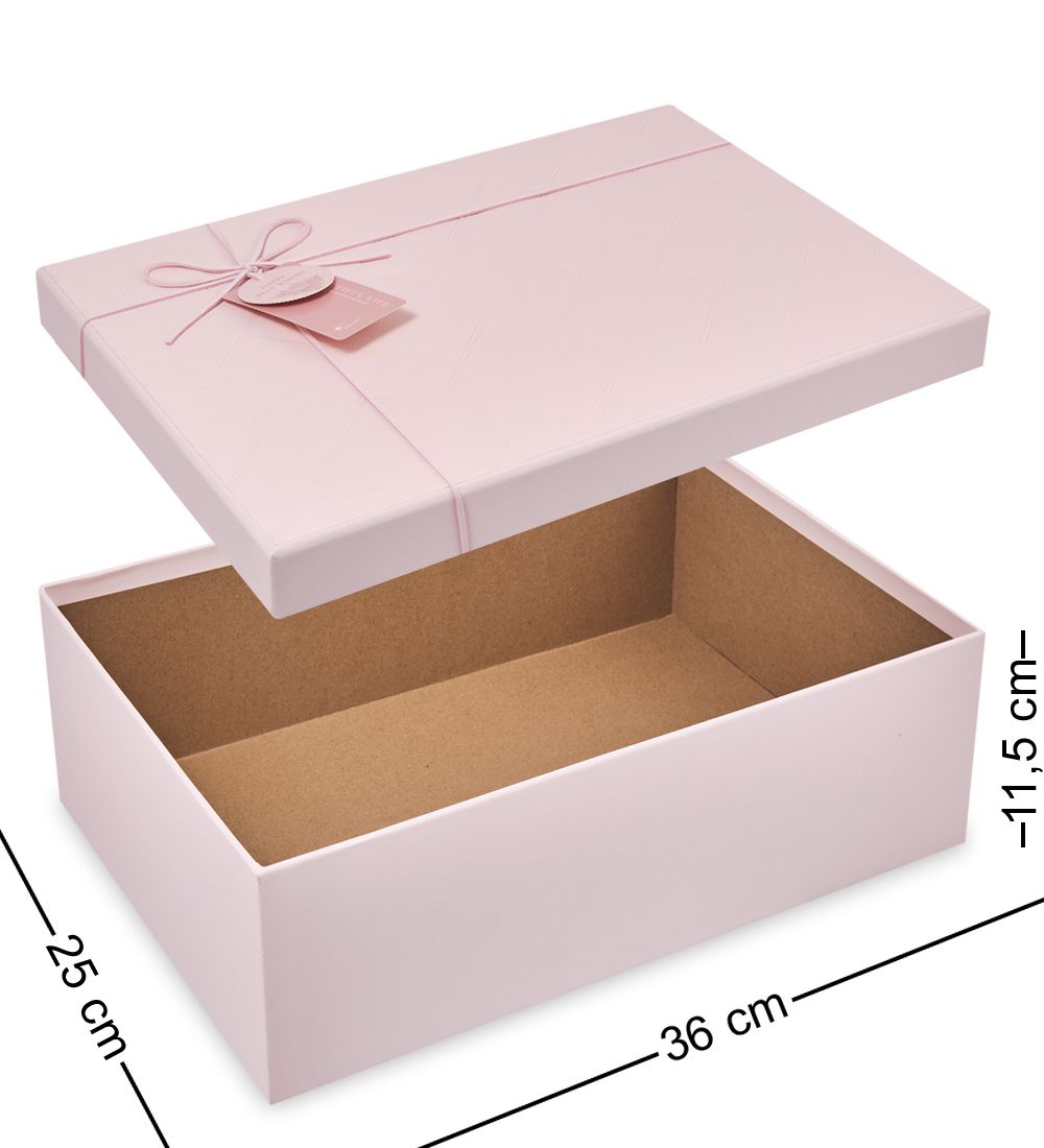 WF-184-A Набор коробок из 3 шт, розовый