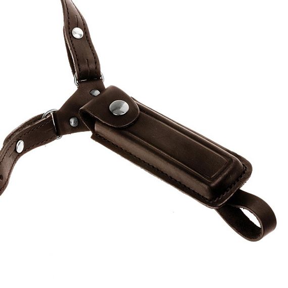 Кобура операт. под ПМ вертик. с запасной обоймой ПМ коричневая (HS-ОК-1-Нк) Helios