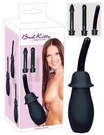 Анальный душ с 3 насадками Dusche (Цвет: черный)