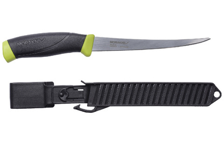 Нож филейный в пластиковых ножнах Morakniv Fishing Comfort File 155, арт. 13869