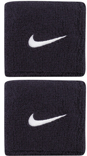 Напульсник теннисный Nike Swoosh Wristbands - черный