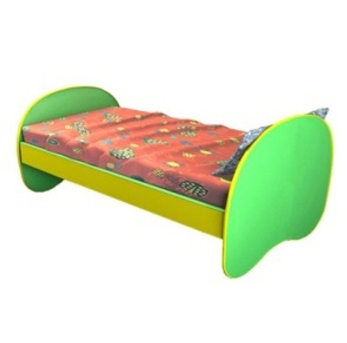 Кровать с фигурными спинками "Волна" "Яблочко" "Бабочка" "Облачко", 1232*632*600, цветной ЛДСП