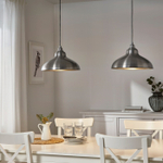 Подвесной светильник IKEA ANKARSPEL (АНКАРСПЕЛ), Оловянный эффект, 38 см