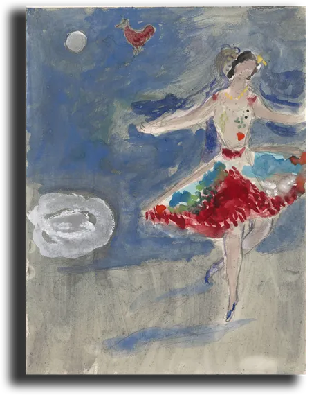 Репродукция "Шагал - Земфира III"