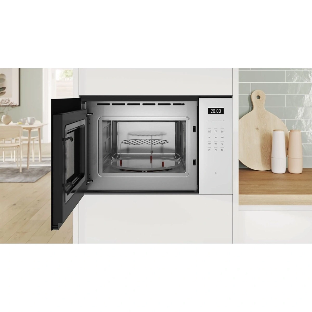 Встраиваемая микроволновая печь Bosch BEL554MW2 25л. 900Вт, белая