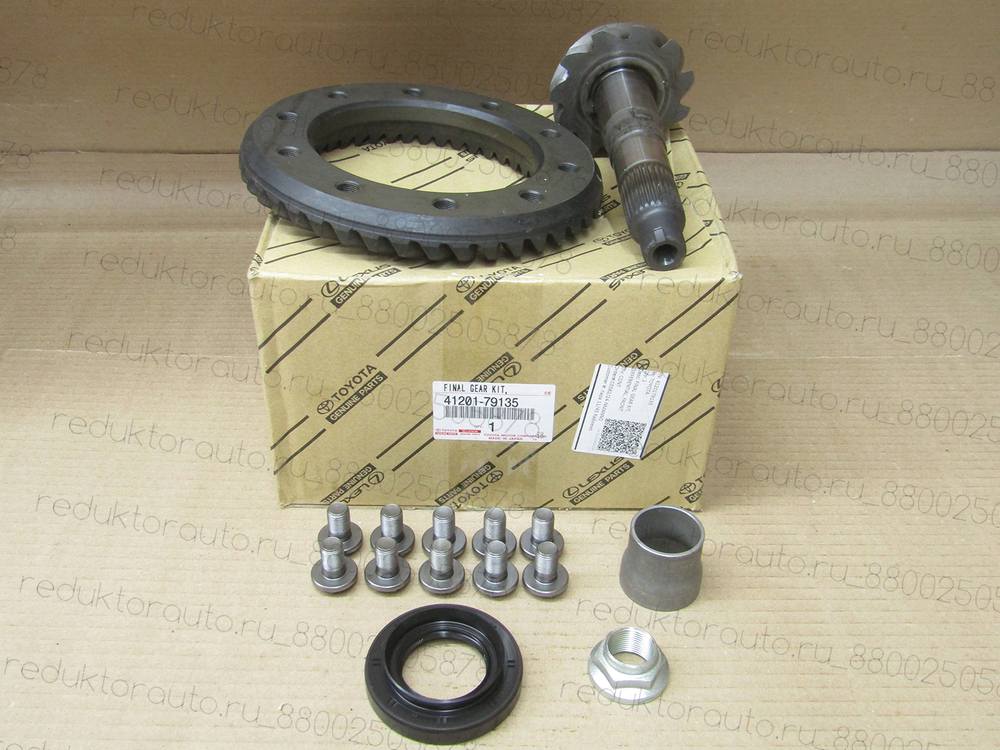 Главная пара 41/11=3.727 - переднего редуктора Прадо 120/150/Хайлюкс/Фортунер, FJ Крузер